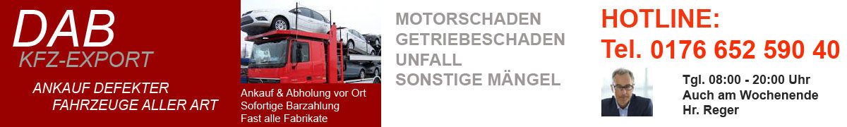 Ankauf defekter Autos in Tettnang und ganz Baden-Württemberg.